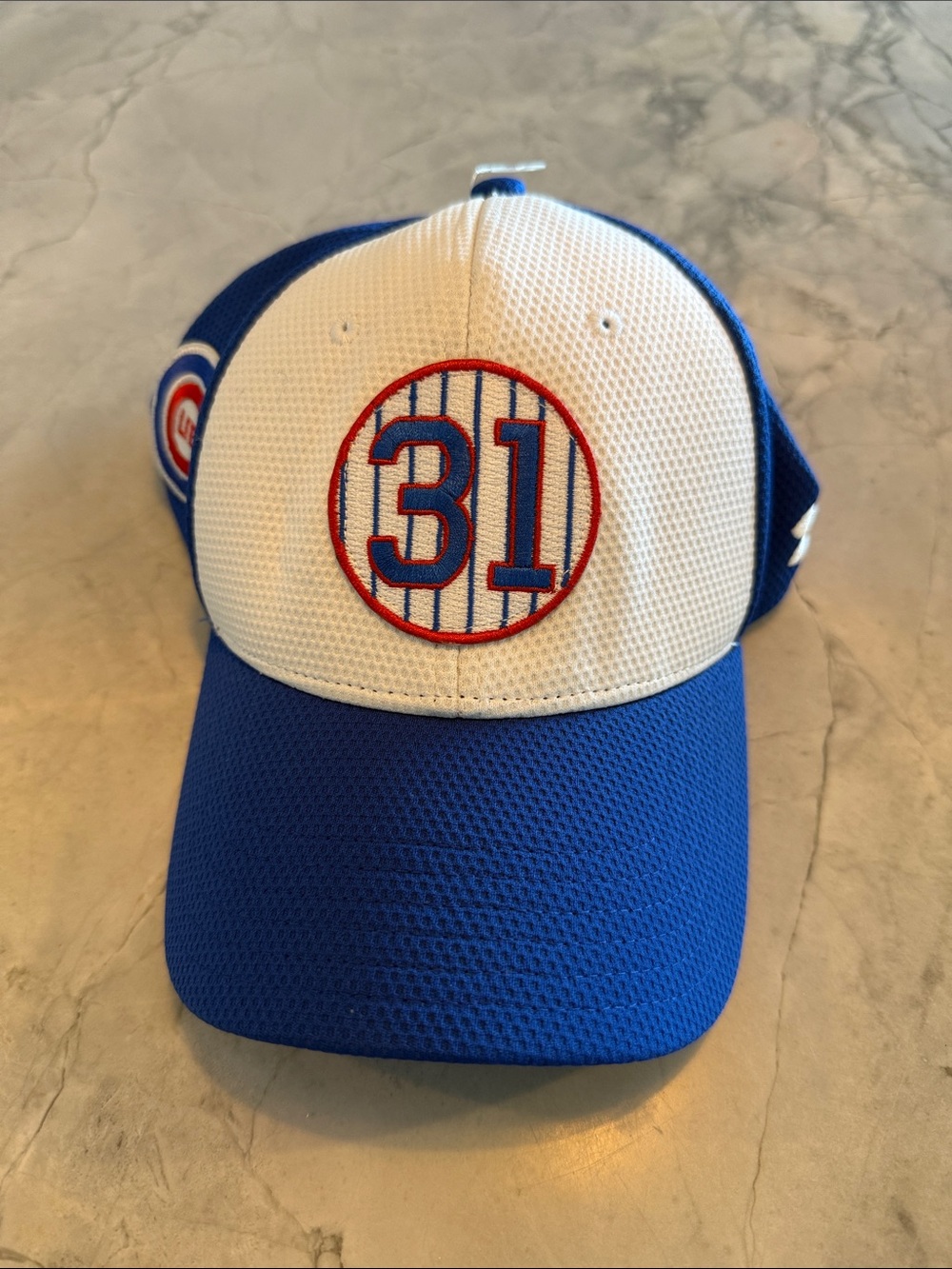 Under Armour Blue & White '31' Pinstripe Baseball Cap